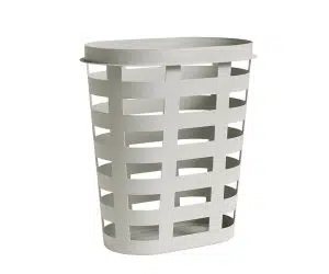 HAY Basket - Large - Light Grey vasketøjskurv i plast