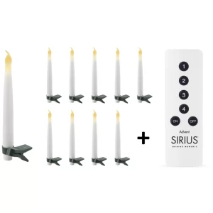Sirius Carolin LED juletræslys - 10-pak