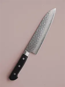 SANTOKU KNIFE 18 CM BLACK