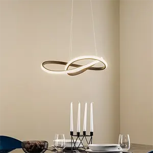 Lindby Kamia LED-hængelampe, sort