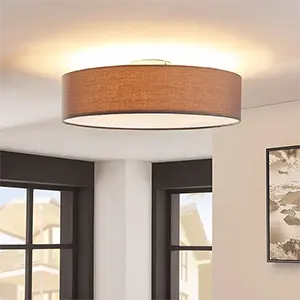 Sebatin loftlampe til E27, 50 cm, grå Lamper til Spisebord