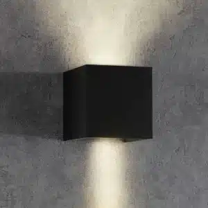 Udendørs Væglampe | Facadelampe | Sort | G9 | Up & Down Light Lamper til Entre
